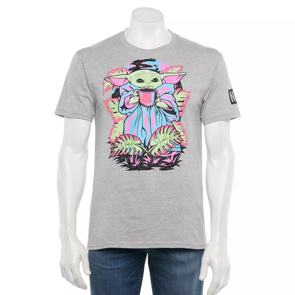 Men's The Mandalorian The Child Aka Baby Yoda Neff Tee, Size Medium